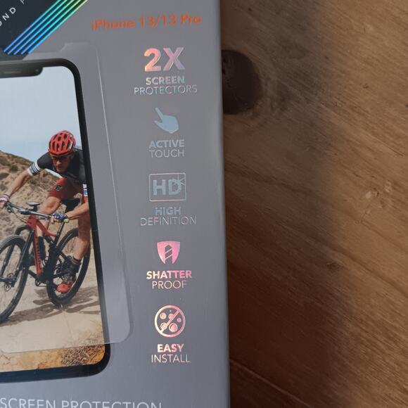 Rokform iPhone 13/13 Pro Premium Screen Protection HD Tempered Glass New - Picture 3 of 5